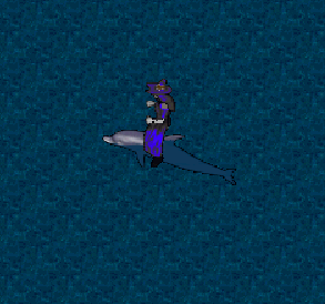 Ethereal dolphin companion