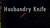 A husbandry knife