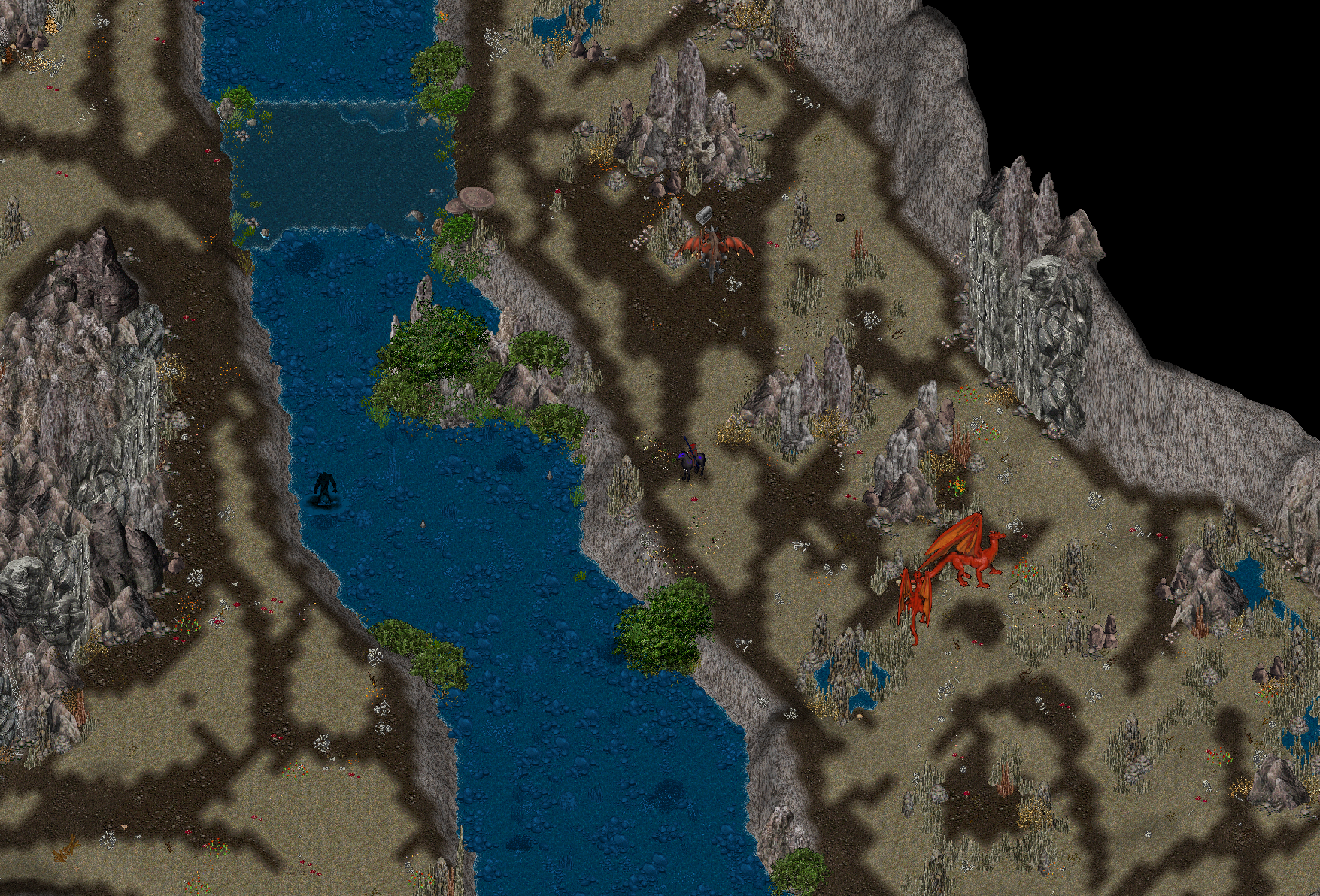 The dungeon Destard, full of high-tier monsters