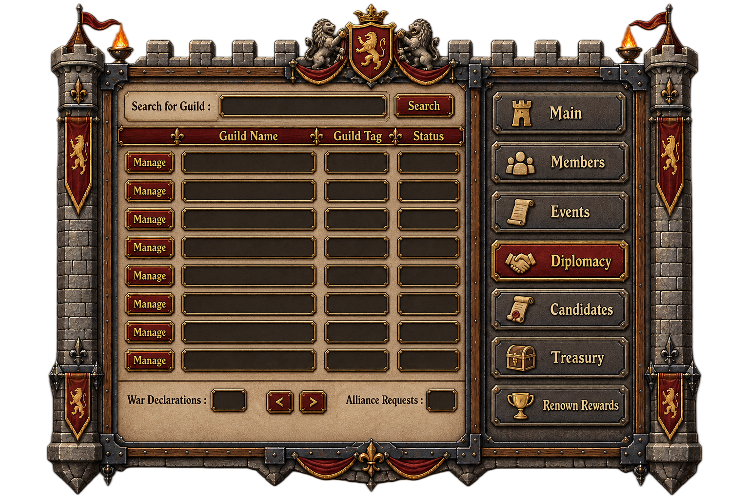 The diplomacy page