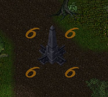 A dormant hardpoint obelisk in charcoal