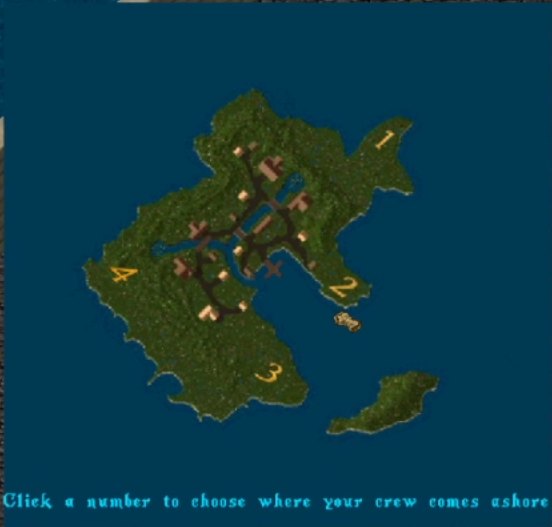 The landing selection map