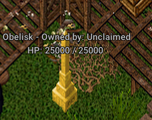 A hamlet obelisk