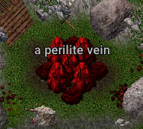 The Perilite grove and mine inside a hamlet
