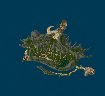 Tortuga Island from above
